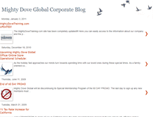 Tablet Screenshot of mightydoveglobal.blogspot.com