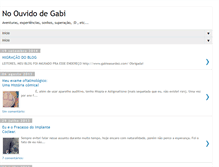 Tablet Screenshot of noouvidodegabi.blogspot.com