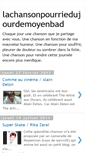 Mobile Screenshot of lachansonpourriedujourdemoyenbad.blogspot.com