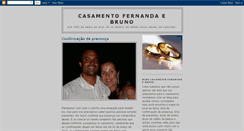 Desktop Screenshot of casamentofernandaebruno.blogspot.com