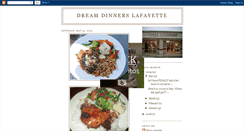 Desktop Screenshot of dreamdinnerslafayette.blogspot.com