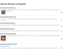 Tablet Screenshot of dreamdinnerslafayette.blogspot.com