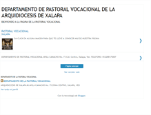 Tablet Screenshot of pastoralvocacionalxalapa.blogspot.com