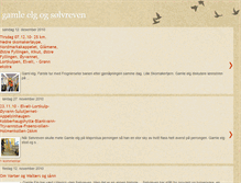 Tablet Screenshot of gamleelgogsolvreven.blogspot.com