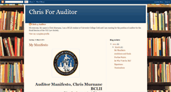 Desktop Screenshot of chris4auditor.blogspot.com