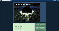 Desktop Screenshot of forbiddenplanetsucks.blogspot.com