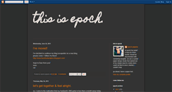 Desktop Screenshot of epochpaperie.blogspot.com