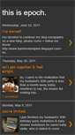 Mobile Screenshot of epochpaperie.blogspot.com