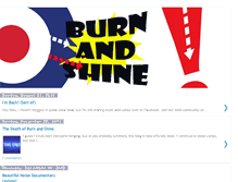 Tablet Screenshot of burnandshine.blogspot.com