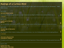 Tablet Screenshot of curiousmindmusings.blogspot.com