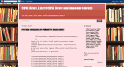 Desktop Screenshot of cbselatestnews.blogspot.com
