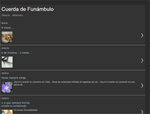 Tablet Screenshot of cuerdadefunambulo.blogspot.com