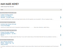 Tablet Screenshot of manmademoney.blogspot.com