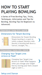 Mobile Screenshot of howtostartplayingbowling.blogspot.com