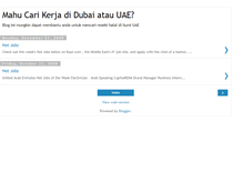 Tablet Screenshot of kerjadubai.blogspot.com