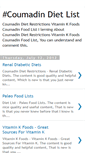 Mobile Screenshot of coumadindietlist.blogspot.com