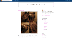 Desktop Screenshot of annasneedlesandpins.blogspot.com