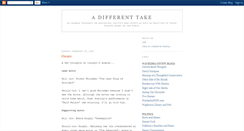 Desktop Screenshot of different-take.blogspot.com