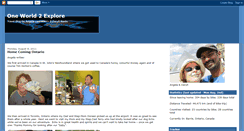 Desktop Screenshot of oneworld2explore.blogspot.com