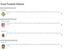 Tablet Screenshot of football-website.blogspot.com