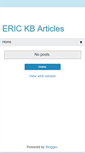 Mobile Screenshot of ericknowledgebase.blogspot.com