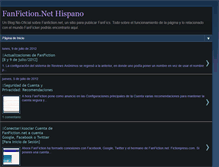 Tablet Screenshot of fanfictionpuntonet.blogspot.com