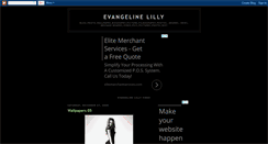 Desktop Screenshot of evangelinelilly-evangeline.blogspot.com