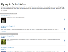 Tablet Screenshot of metisbasketweaver.blogspot.com
