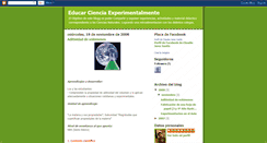 Desktop Screenshot of educarciencia.blogspot.com