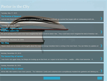 Tablet Screenshot of citypastor.blogspot.com