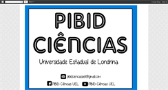 Desktop Screenshot of pibidcienciasuel.blogspot.com