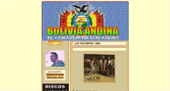 Desktop Screenshot of bolivia-andina.blogspot.com