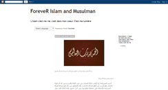 Desktop Screenshot of forever-islam-musulman.blogspot.com