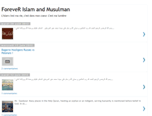 Tablet Screenshot of forever-islam-musulman.blogspot.com