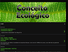 Tablet Screenshot of conceitoecologico.blogspot.com