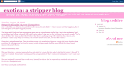 Desktop Screenshot of exoticdancerblog.blogspot.com