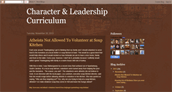 Desktop Screenshot of characterandleadership.blogspot.com