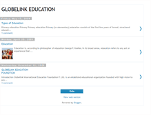Tablet Screenshot of globelinkeducation.blogspot.com