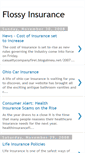 Mobile Screenshot of flossyinsurance.blogspot.com