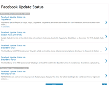 Tablet Screenshot of facebookupdatestatus.blogspot.com