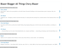 Tablet Screenshot of chevyblazerblog.blogspot.com