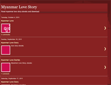 Tablet Screenshot of myanmarlovestory-cute.blogspot.com