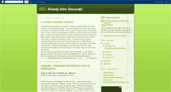 Desktop Screenshot of aliantageneratii.blogspot.com