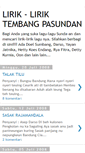 Mobile Screenshot of liriktembangsunda.blogspot.com