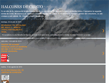 Tablet Screenshot of halconesdecristo.blogspot.com