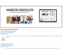 Tablet Screenshot of amanecersindicalista.blogspot.com