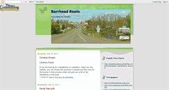 Desktop Screenshot of barrhead-roots.blogspot.com