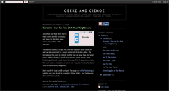 Desktop Screenshot of geekzmo.blogspot.com