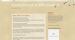 Desktop Screenshot of elfingoddess.blogspot.com