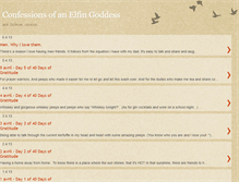 Tablet Screenshot of elfingoddess.blogspot.com